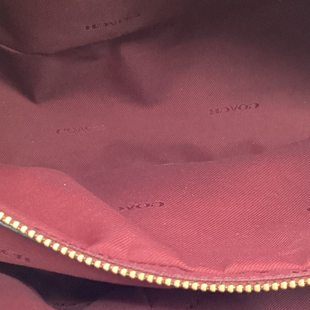 2142. Coach Mercer Satchel / Crossbody True Red Grain Leather EUC - Picture 9 of 12
